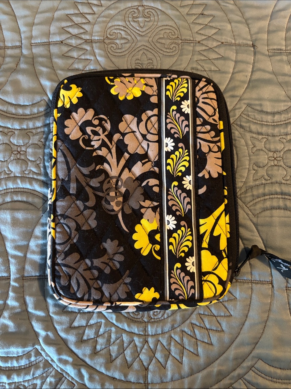 Vera Bradley quilted zipper pouch